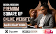 set up square online store, website, payment, order online system on square up