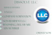 do dissolve llc, close ein, US llc dissolution company registration