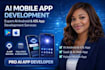 do ai mobile apps chatbot web app saas solutions frontend backend developer