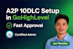 set up a2p 10dlc in gohighlevel for SMS approval