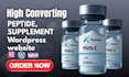 design peptide website, nutraceutical supplement store, research peptide website