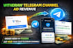 do instant fragment verification through telegram ads