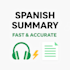 summarize your audio or text in spanish clearly and accurately