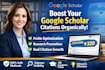increase and promote google scholars citations and  backdate citations