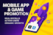 android mobile app promotion, game marketing, app install