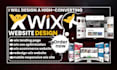 create a professional wix website design or redesign your wix site