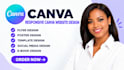 canva website design landing page website design canva template design canva
