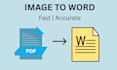 type images or PDF to word with high accuracy