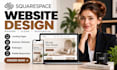 design or redesign a professional squarespace website