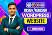 be your wordpress developer for modern responsive website design