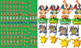 make pokemon sprite, pixel art game boy style sprite, 8 bit pixel sprite art