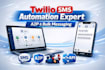 do twilio SMS automation, a2p approval and bulk messaging setup