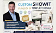 design, redesign showit website, customize template, showit expert SEO