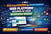 create a modern and responsive website for your needs