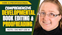 proofread, edit, format fiction novel, poetry, memoir developmental book editor