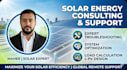 be your solar energy expert and consultant