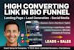 do link in bio funnel setup landing page linktree  social media lead generation