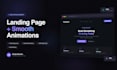 build a responsive landing page with smooth animations