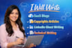 write SEO blogs and articles and linkedin post for founders
