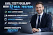 provide closed testing 12 testers 20 testers mobile app testing 12 testers