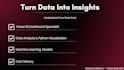 turn your data into insights that drive decisions