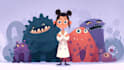 draw a cute and funny cartoon illustration