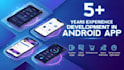 professionally develop android app in kotlin or java using android studio
