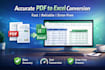 convert pdf to excel