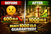 coach you to reach 1000 elo in chess with a proven roadmap