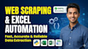do web scraping, data extraction, and excel automation using python or vba