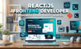 build responsive react js frontend website, fix bugs and UI