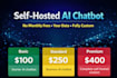 build a self hosted ai chatbot trained on your business data