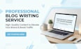 write an SEO blog post with in depth research and professional writing