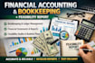 do bookkeeping, excel financial models, forecasting and financial statments