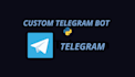 make custom telegram bot with python