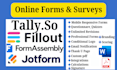 create online forms surveys formassembly fillout forms tally forms fill out