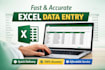 manage excel spreadsheet with accurate data entry