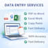 do PDF to word typing or data entry work fast