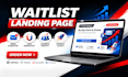 create waitlist landing page and promote your waitlist
