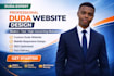design, redesign duda website that converts
