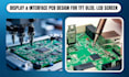 do display and interface pcb design for tft, oled, lcd  screens,power management