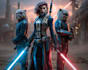 create custom star wars and sci fi character art