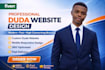 build high converting duda website