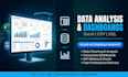do excel, CSV, and sql data analysis and build interactive dashboards