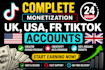 do complete tiktok monetization organically, creator rewards program account