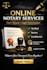 provide professional online notary services fast, secure
