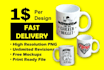 do custom typography coffee mug design