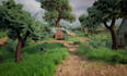modular stylized 3d game environment, medieval village kit for unreal engine