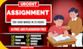 write research reports, assignments, projects, proposal, essay and coursework