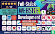 do website development , full stack development, website coder